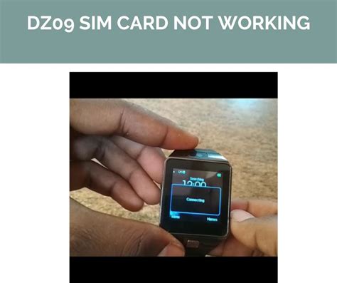 sim card not working in smart watch|Fix issues with your cellular watch .